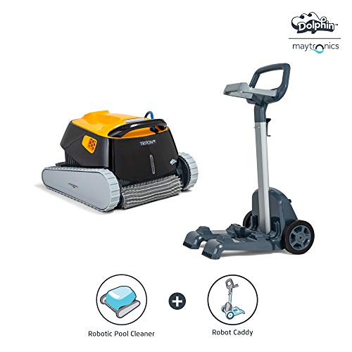 Dolphin Triton PS Inground Robotic Pool Cleaner with Caddy