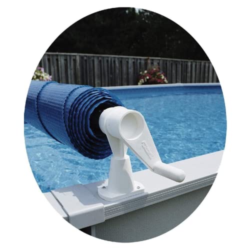 Feherguard Premium Above Ground Full Solar Cover Reel System White