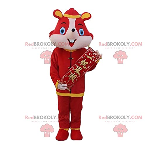 SPOTSOUND Red Mouse Asian Costume