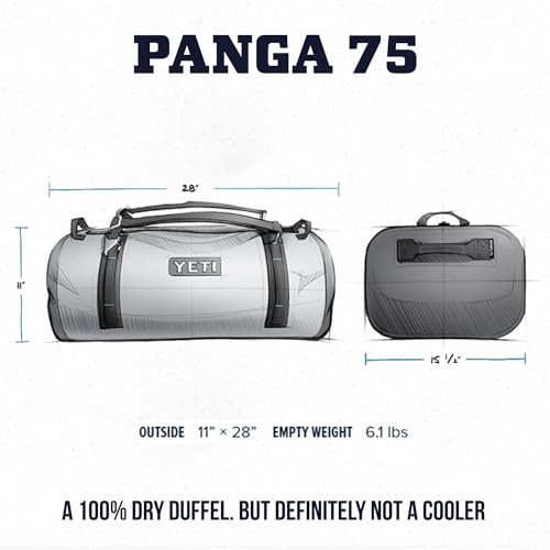 YETI Panga 75 Airtight Waterproof Submersible Duffel Bag King Crab