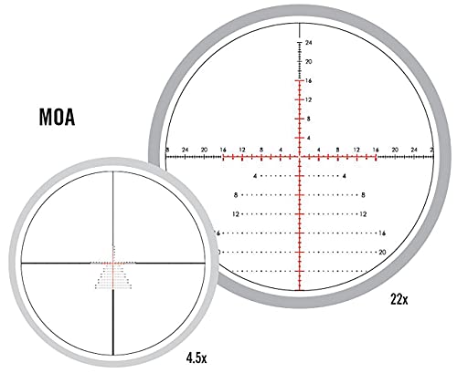 Vortex Optics Razor HD LHT 4.5-22x50 First Focal Plane Riflescope XLR-2 Reticle MOA Black