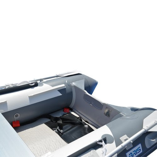 BRIS 9.8 ft Inflatable Boat Dinghy Yacht Tender Raft Gray with White