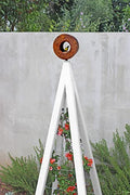 Terra Trellis Modern Bird Feeder with Obelisk Trellis Large Cloud