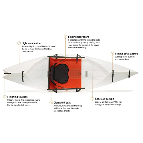 Oru Kayak Foldable Lake Starter Bundle White
