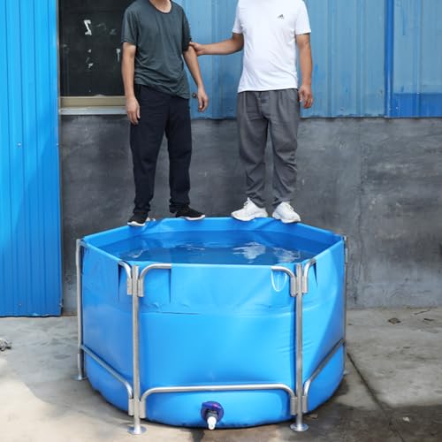 Sermair Canvas Folding Swimming Pool Blue