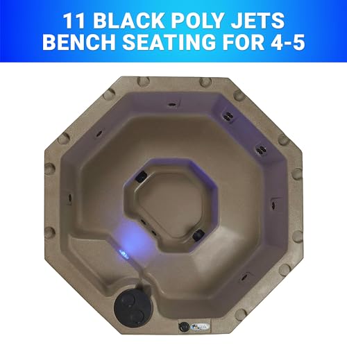 Aqualife by Strong Spas Invi Hot Tub 5-Person LED USA Cobblestone