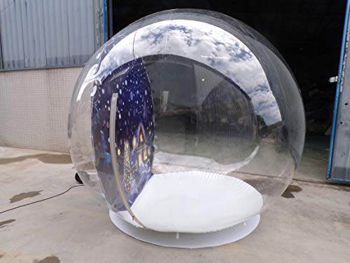 YuaZoHou Inflatable Snow Globe Tent 2.8m Diameter with Blower White