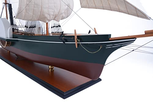 Old Modern Handicrafts Nemesis Ship Model Handcrafted Wood Multicolor