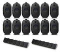 Motorola Solutions CLP1010e UHF Two-Way Radio 12-Pack with Chargers Black