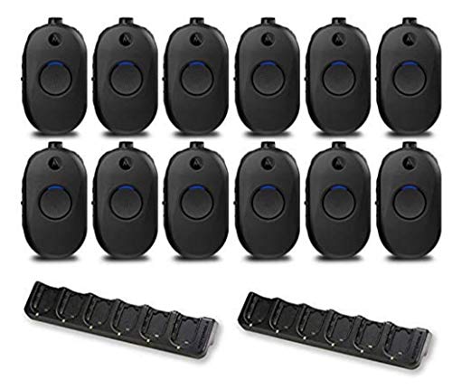 Motorola Solutions CLP1010e UHF Two-Way Radio 12-Pack with Chargers Black