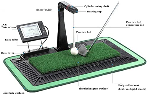LeTkingok Indoor Digital Swing Practice Golf Trainer