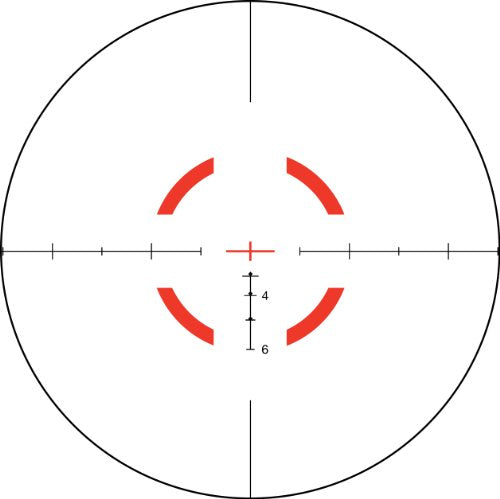 Trijicon VCOG 1-6x24 Segmented Circle Crosshair 300 Riflescope Red