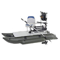 AQUOS FM270 8.8ft Inflatable Pontoon Boat with Haswing 12V Trolling Motor Green