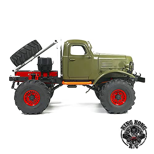 Kingkong RC 1/12th Mud Monster 4x4 Soviet Truck Metal Chassis Kit White