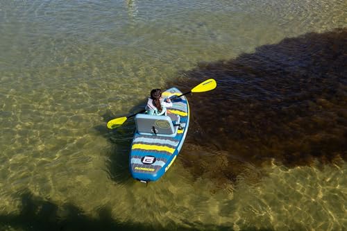 BOTE 8' FT Flow Rider Aero Inflatable Stand Up Paddle Board Hybrid Kayak Kit Native Rips