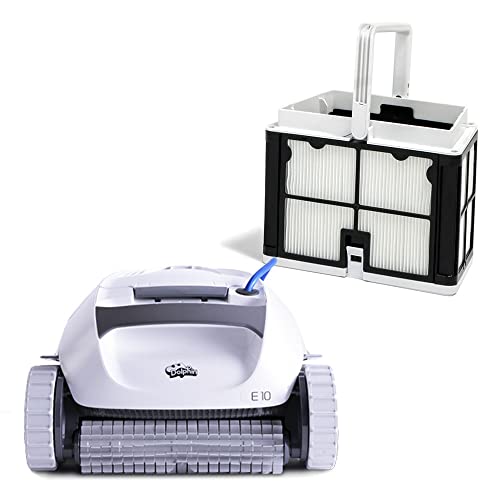 Dolphin E10 Robotic Pool Vacuum Cleaner White