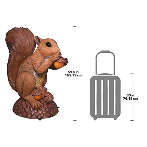 Design Toscano Wirral The Enormous Squirrel Statue Full Color