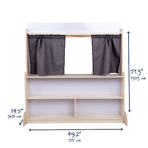 Angeles Puppet Theatre with Dry Erase Board Wooden