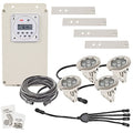 EasyPro Pond Products AquaShine LED Fountain Lights with 150 ft Power Cord, Digital Timer, and Remote Control