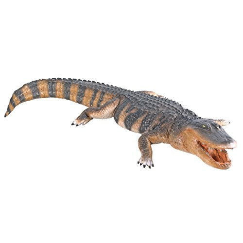 Design Toscano Stalking Swamp Predator Alligator Garden Statue Full Color
