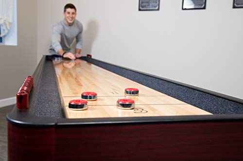 Hathaway Challenger Shuffleboard Table Dark Cherry Finish