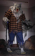 Seasonal Visions Animated Hulking Werewolf Prop Halloween Lifesize 7.5'