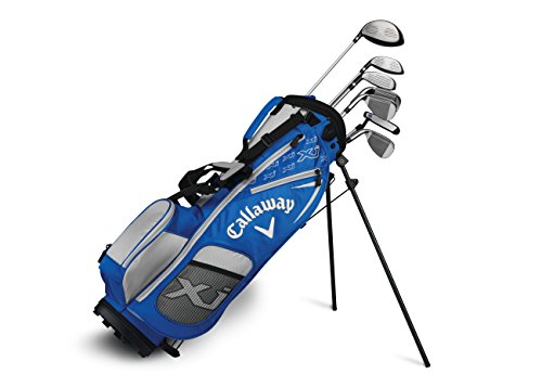 Callaway Golf Xj Junior Golf Set, Level 3, 7 Piece Set, Right Hand Blue