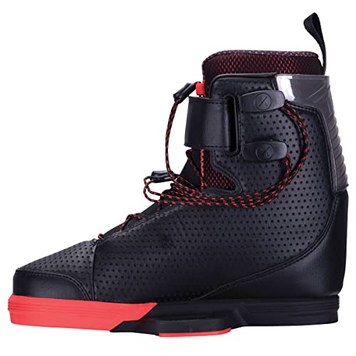 Hyperlite Riot Mens Wakeboard Bindings Black/Red (7-8)