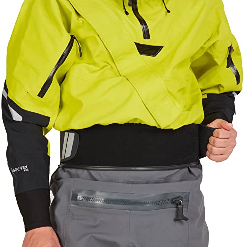 NRS Men's Navigator GORE-TEX Pro Semi-Dry Suit Chartreuse