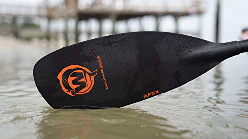 Wilderness Systems Apex Carbon Angler Kayak Fishing Paddle | Carbon Fiber Blade | Adjustable Shaft (240-260cm) Black