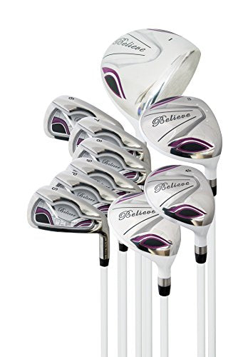 Believe Founders Club Ladies Complete Golf Set Purple Right-Handed