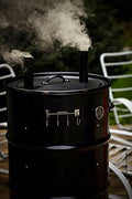 Gateway 55 Gallon Drum Smoker Silver