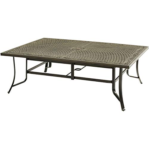 Hanover Brigantine 9-Piece Weather-Resistant Outdoor Dining Set Tan