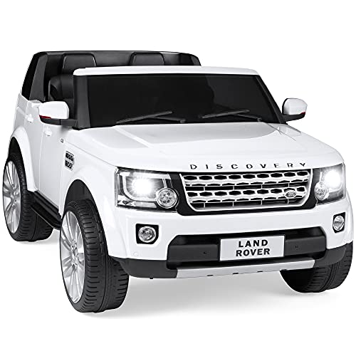 Best Choice Products 12V Land Rover Ride-On Car Toy with Remote & MP3 - White