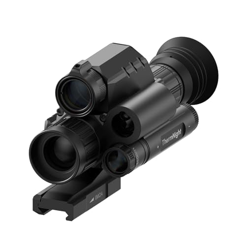 DNT Optics TNC225R ThermNight Thermal & Night Vision Multispectral Scope with Laser Rangefinder Black