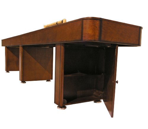 Fairview Game Rooms 12' Shuffleboard Table Chestnut Finish