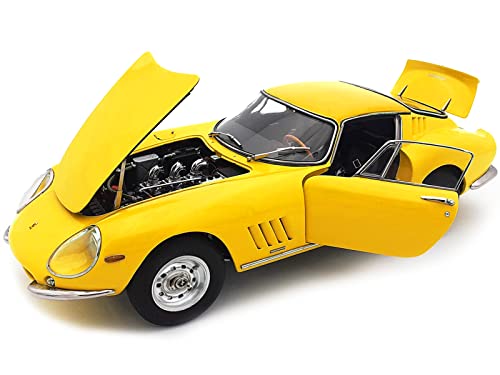 CMC 1966 Ferrari 275 GTB/C Modena Yellow 1/18 Diecast Model Car Limited Edition