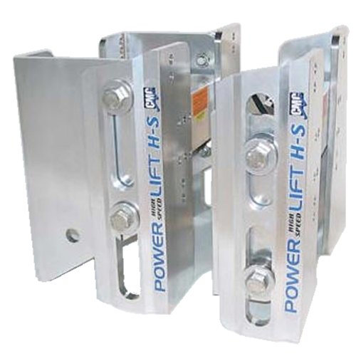 T-H CMC Manual Jack Plate with 10" Setback Silver Blue