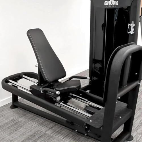 Gronk Fitness Commercial Seated Leg Press Black