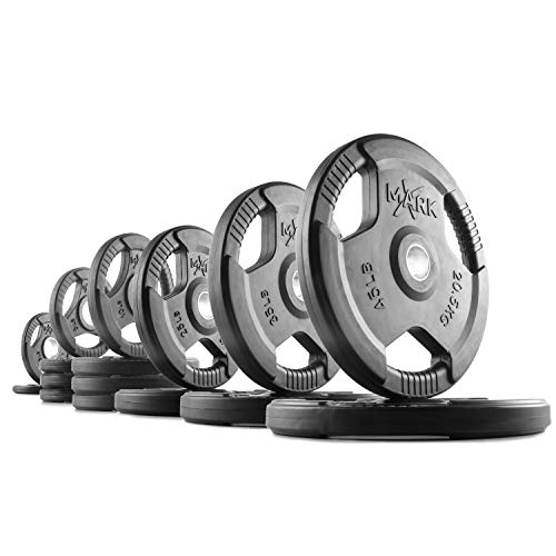 XMark TRI-GRIP Olympic Barbell 275 lb Set with The CROWBAR 7' Olympic Bar