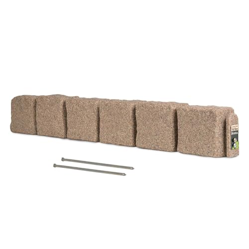 Beuta Landscaping Lawn Garden Edging Border 40Pc Sandstone