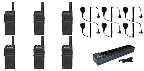 SR-Moto SL300-V-SC-2 VHF Digital DMR Radio with E346 Headset and M4013 Microphone