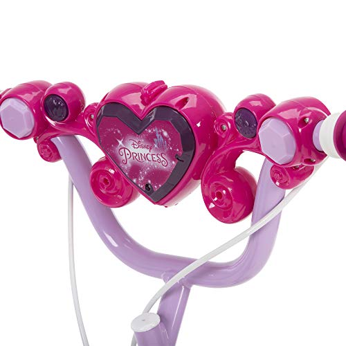 Huffy Disney Princess Magic Mirror 16” Girl’s Bike with Training Wheels Purple