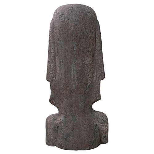 Design Toscano Easter Island Ahu Akivi Moai Monolith Garden Statue 72 in Grey Stone Finish