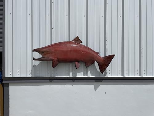 Mount This Fish Company 49" King Salmon Wall Mount Fish Replica Trophy Natural