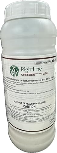 RightLine CREEDENT 75 WDG Herbicide 12.5 oz - Sulfosulfuron 75% for Turf, Treats 10 Acres