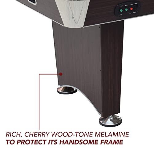Hathaway Midtown II 6-ft Air Hockey Family Game Table Dark Cherry Wood