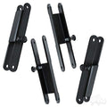 Performance Plus Carts Golf Cart Canopy Top Lowering Kit Black Steel
