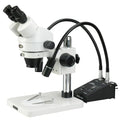 AmScope Professional Binocular Stereo Zoom Microscope WH10x 7X-45X 6W LED