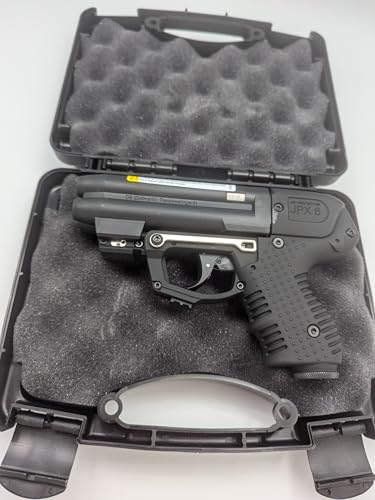 Piexon Firestorm JPX 6 Compact Pepper Spray Gun with LED Laser Black